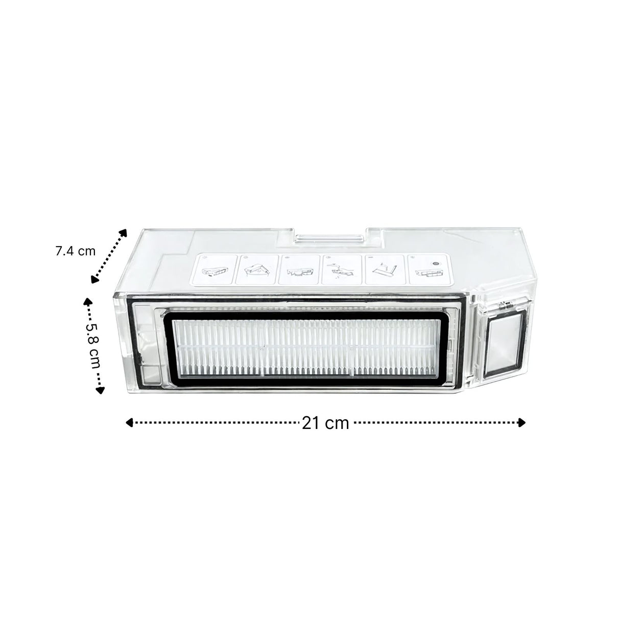 Alternative Staubbox mit HEPA-Filter zu Xiaomi X10 X10+