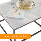 2er Set Couchtisch Wohnzimmertisch Beistelltisch Satztisch Kaffeetisch