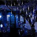 Meteor-Lichter 2.8m LED Weihnachtslichter Wassertropfen Girlande Eiszapfen