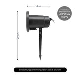 Outdoor-Weihnachtsmotive-Projektor LED-Projektorlampe Videoprojektor Beamer