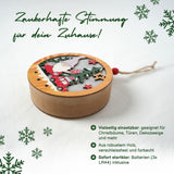 LED-Holzdeko Weihnachtsbaum-Anhänger Weihnachtsschmuck Weihnachtsdekoration