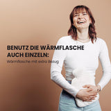 Wärmegürtel- und Wärmflaschen-Set Heizflasche Handwärmer Bauchwärmer