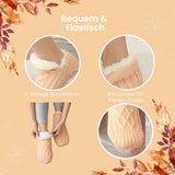 Fuzzy-Socken Gr. 35-38 Hausschuhe Pantoffeln Wintersocken Kuschelsocken
