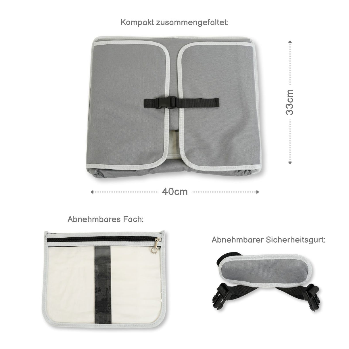 Kindersitz-Tisch Tablet-Halter Auto-Reisetisch für Kinder Spielzeug-Organizer