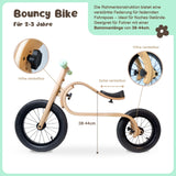 Baby Balance Bike 3 in 1 Lauflernrad Laufrad Kinderfahrrad aus Holz