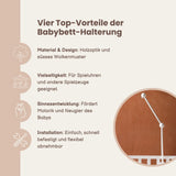 Mobile Halterung Babybett Wolken Glockenhalter Spieluhr Arm