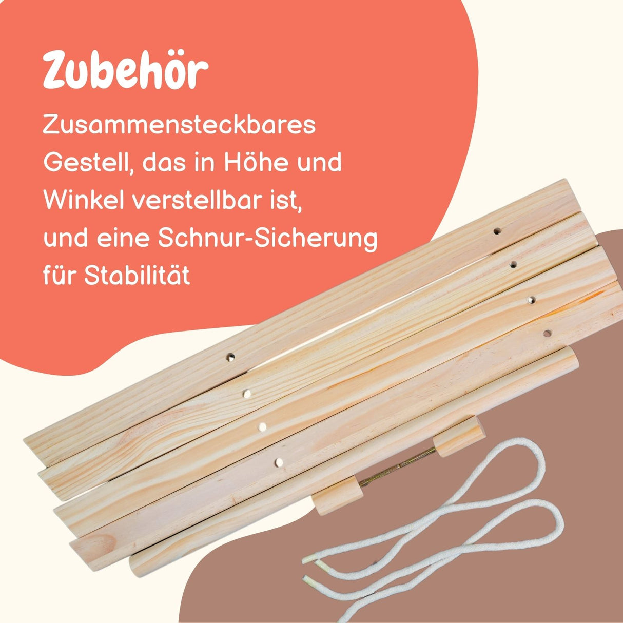 Baby-Gymnastikbogen Baby-Activity-Rahmen Holz-Activity-Rahmen