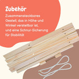 Baby-Gymnastikbogen Baby-Activity-Rahmen Holz-Activity-Rahmen