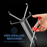 Abflussspirale Rohrreiniger Greifarm Krallengreifer Abflussreiniger