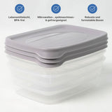 28-tlg. Frischhaltedosen-Set Gefrierdosen Meal-Prep-Dosen Vorratsdosen