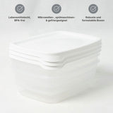 28-tlg. Frischhaltedosen-Set Vorratsdosen Gefrierdosen Meal-Prep-Dosen