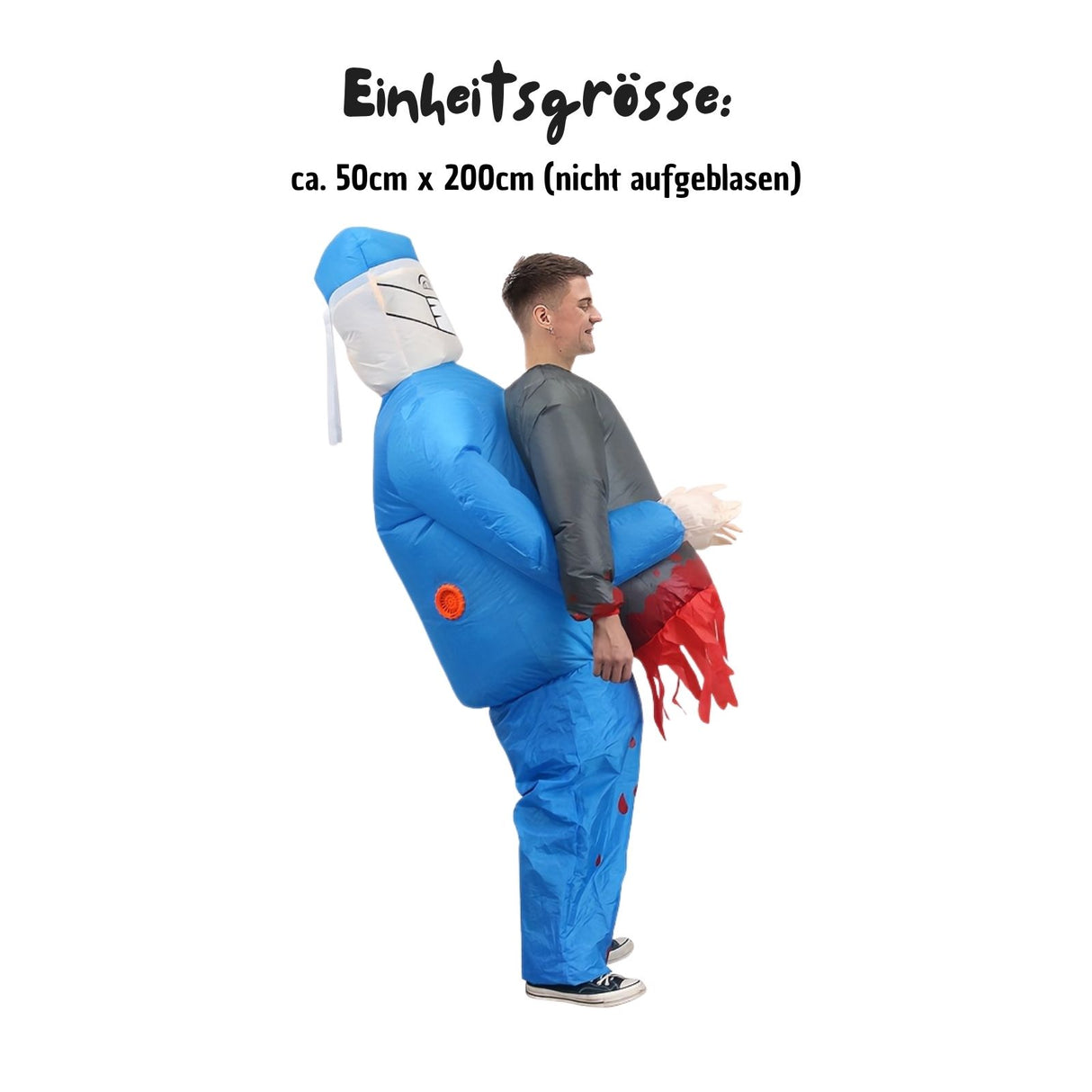 Chirurg Kostüm  Erwachsene  - Kostüm mit Lüfter & Batteriekasten