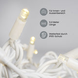 LED Lichterkette 9.4m Gartenbeleuchtung Weihnachtsdeko Outdoor-Lichter