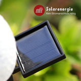 LED Solarlampe Schneemann Dekoleuchte Solarleuchte Gartenbeleuchtung