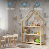 Holz-Aufbewahrungsregal Bücherregal Spielzeugregal Kinderzimmer-Regal