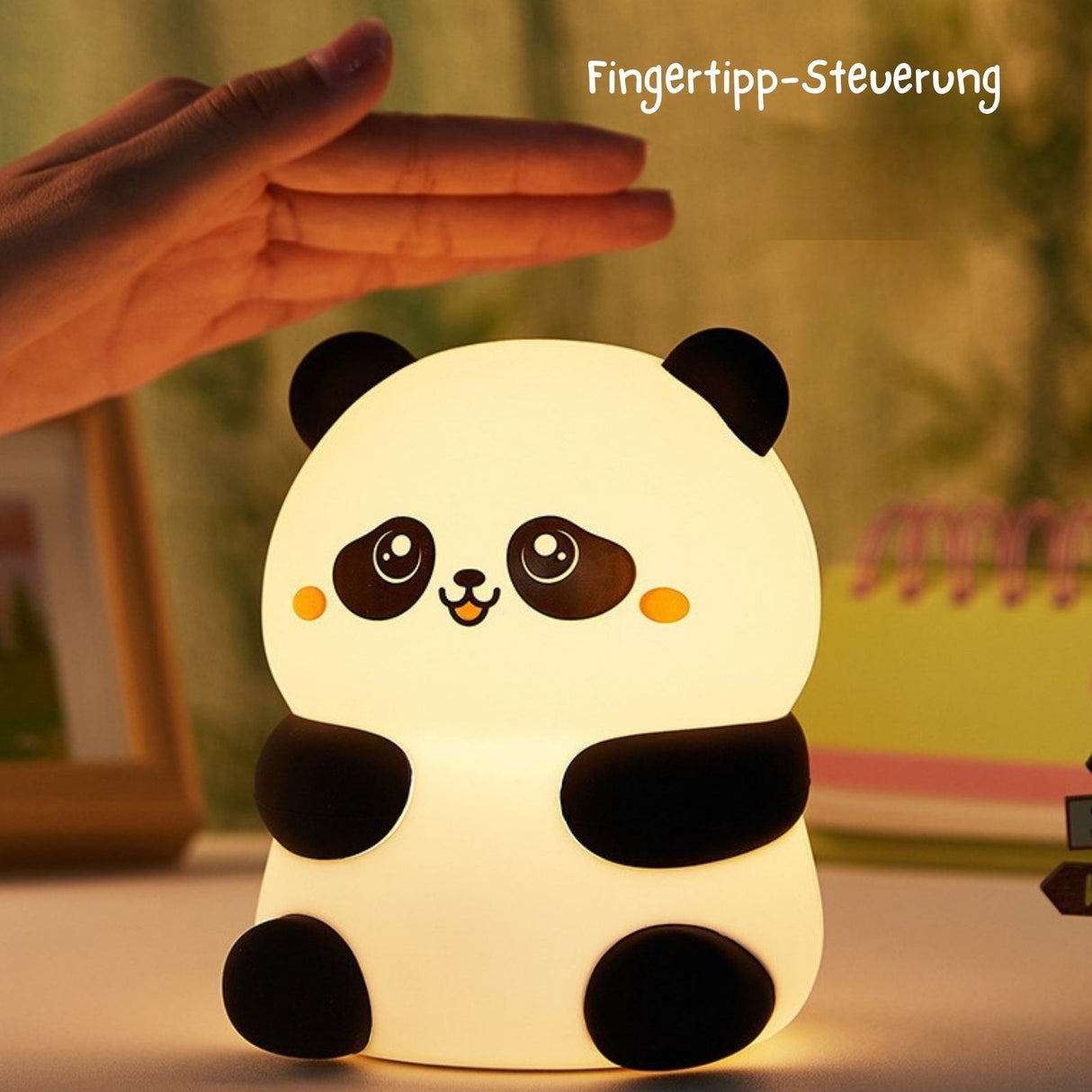 LED-Panda-Nachtlicht Kinder-Nachttischlampe Tierlicht Tischleuchte