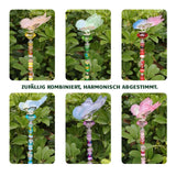6er Set Gartenstecker Schmetterling Dekostecker Deko-Schmetterling