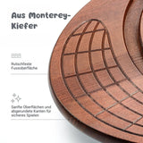 Kinder-Balanceboard aus Holz mit Labyrinth-Spiel Balancierbrett Wippe