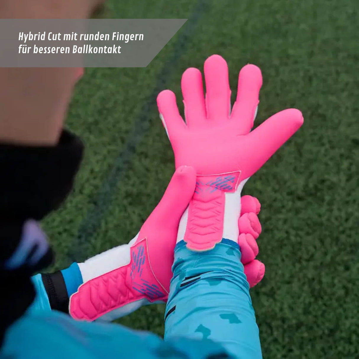 Fussballhandschuhe ViVor Wild Pink Gr. 9 Torwart Goalie Handschuhe