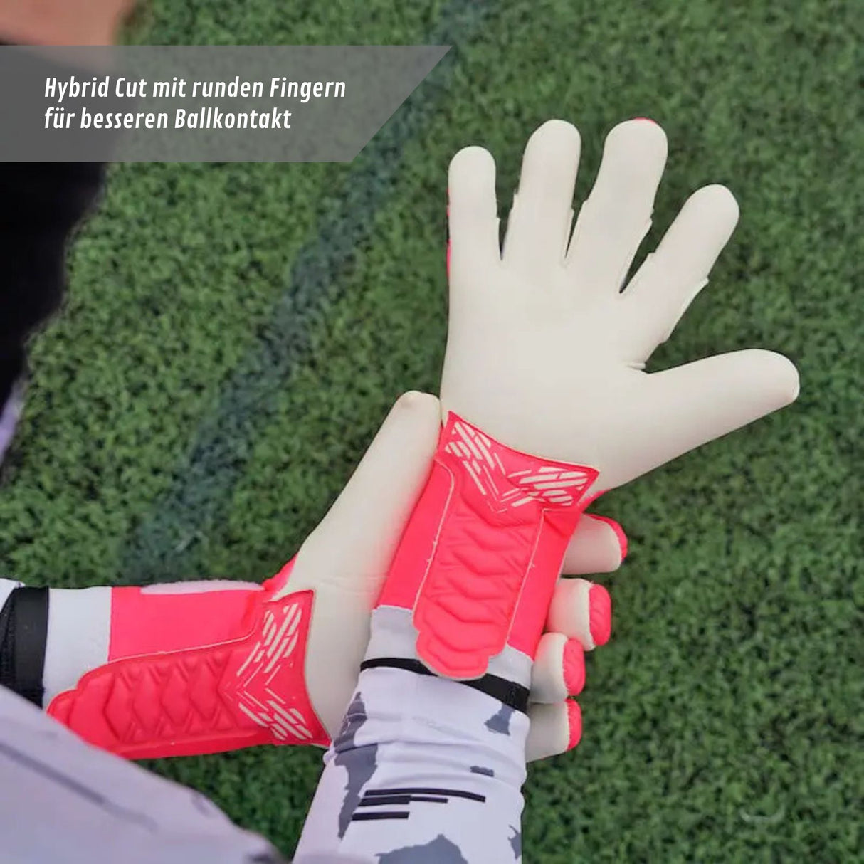 Fussballhandschuhe ViVor Crazy Orange Gr. 5 Torwart Goalie Handschuhe