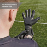 Fussballhandschuhe Invictus Black Gold Gr. 9 Torwart Goalie Handschuhe