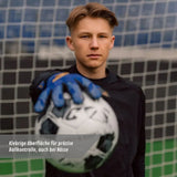 Fussballhandschuhe Pulse X Blue Gr. 12 Torwart Goalie Handschuhe
