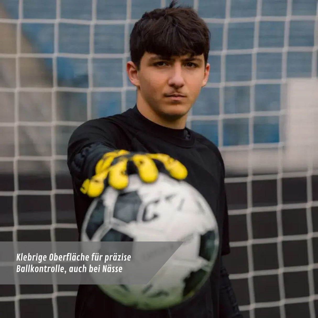 Fussballhandschuhe Pulse X Yellow Gr. 12 Torwart Goalie Handschuhe