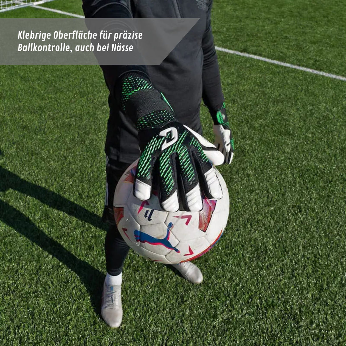 Fussballhandschuhe Revolution Green Gr. 11 Torwart Goalie Handschuhe