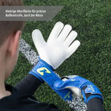 Fussballhandschuhe Fly Kids Blue Soul Gr. 5 Torwart Goalie Handschuhe