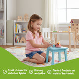 3-tlg. Mäuse-Puppenfamilie Puppen Spielzeugfiguren Kinderspielzeug