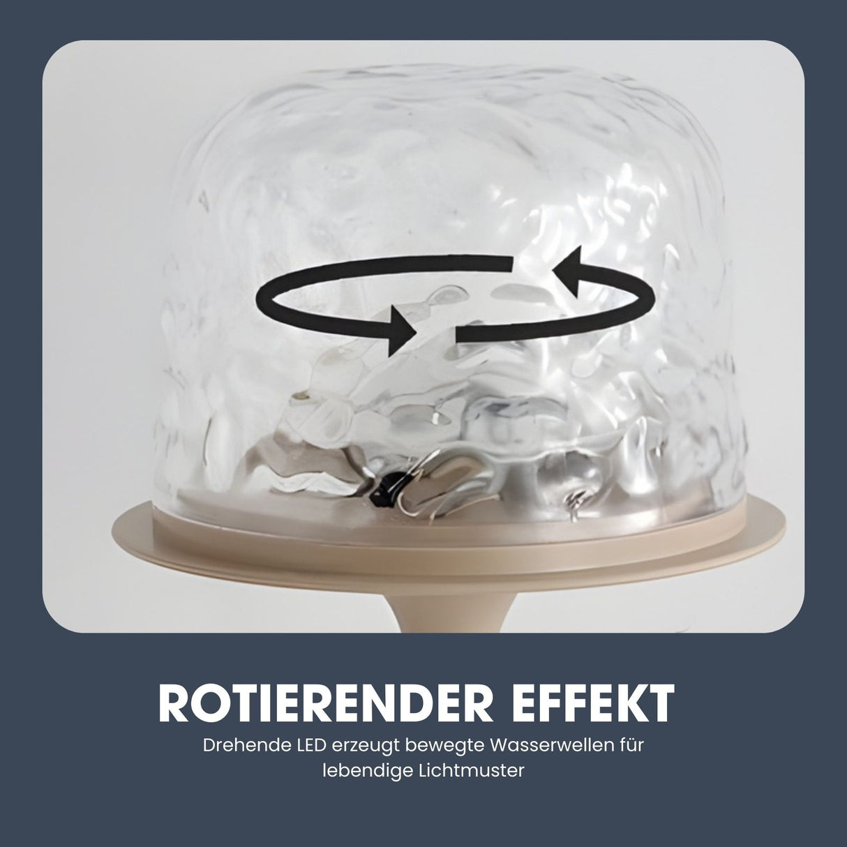 LED-Stimmungslicht Aurora-Lampe Effekt-Tischlampe Dekotischleuchte