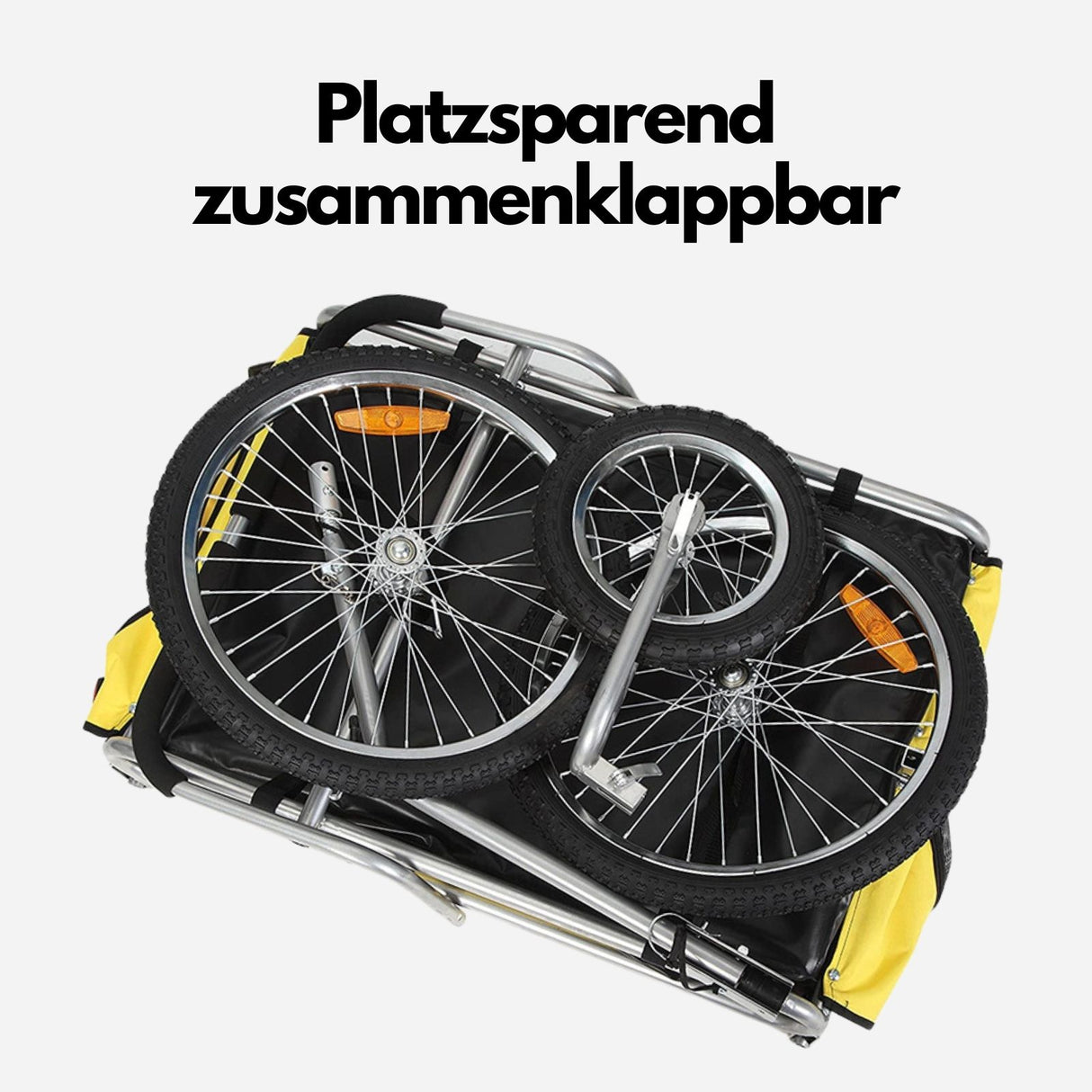 Tieranhänger fürs Velo Hunde-Fahrradanhänger Hundejogger Veloanhänger