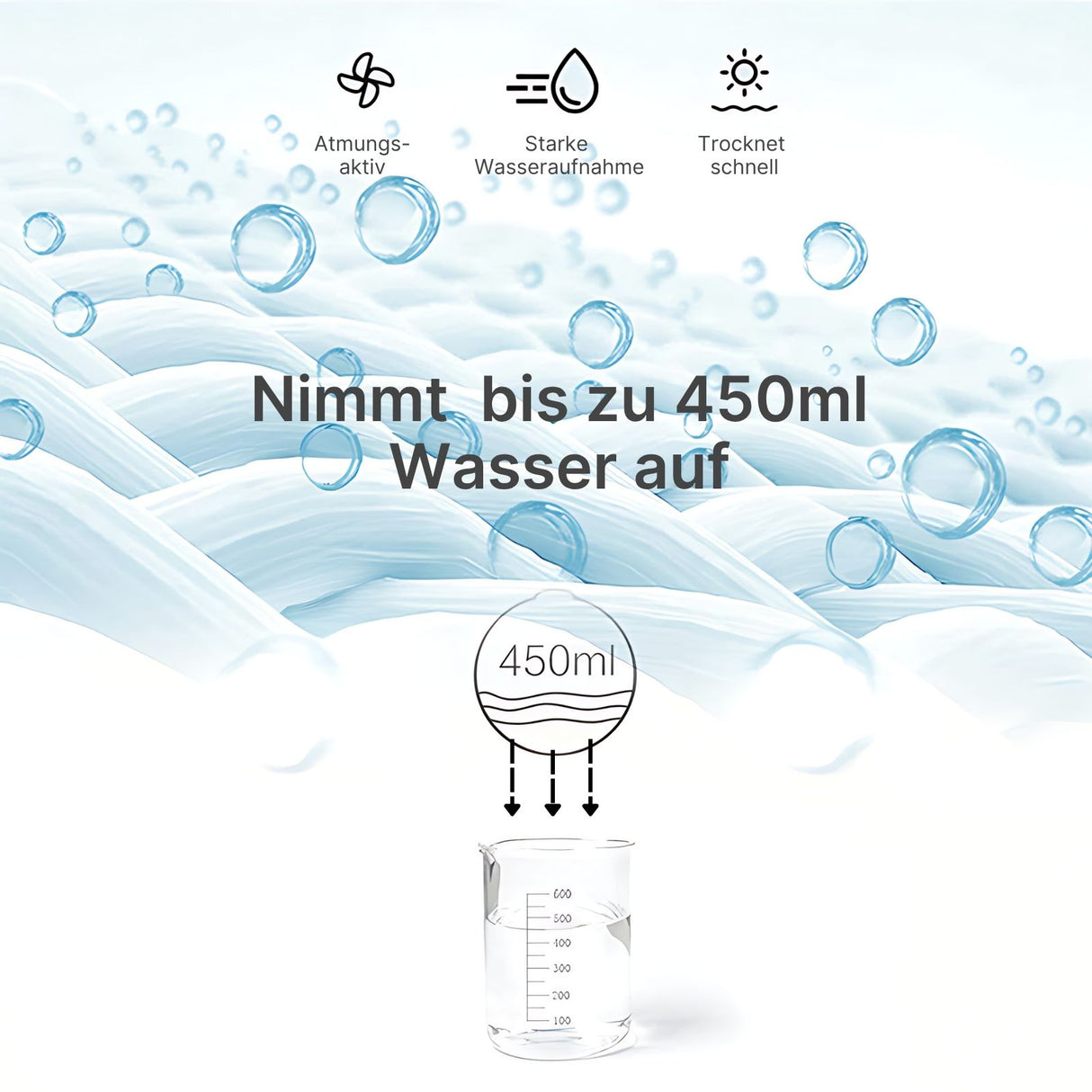 Fitnesshandtuch Strandtuch Badetuch Mikrofaser-Sporthandtuch