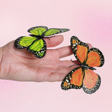 8er Magnet-Set Deko-Schmetterling Monarchfalter-Magnet Kühlschrankmagnet