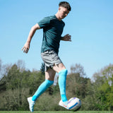 Fussballstutzen One Size Stulpen Tube Socke Röhrensocke Tubxx Hellblau