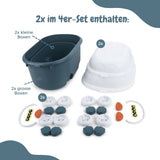 4er-Set Spielzeugkiste Truhe Organizer Spielzeug-Aufbewahrungsbox