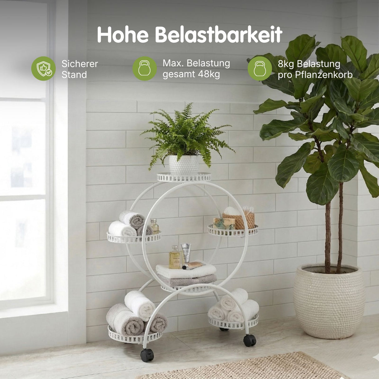 Blumenständer Pflanzenregal Pflanzenständer Pflanzentreppe Blumenregal