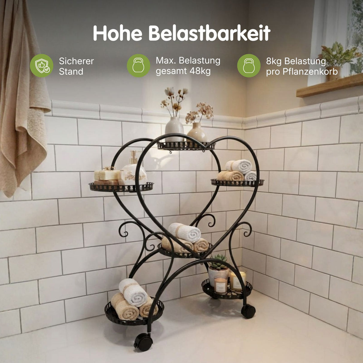 Blumenständer Blumenregal Pflanzenregal Pflanzenständer Pflanzentreppe