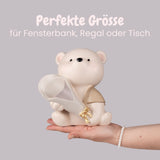 Sitzender Bär-Vase Blumenarrangement Dekoration Wohnaccessoire