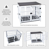 Möbel-Hundekäfig Grösse M Hundebox Haustierkäfig Beistelltisch