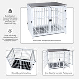 Möbel-Hundekäfig Grösse L Hundebox Haustierkäfig Beistelltisch