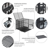 Hundekäfig Grösse XL Metallkäfig Hundebox Haustierkäfig Indoor-Käfig