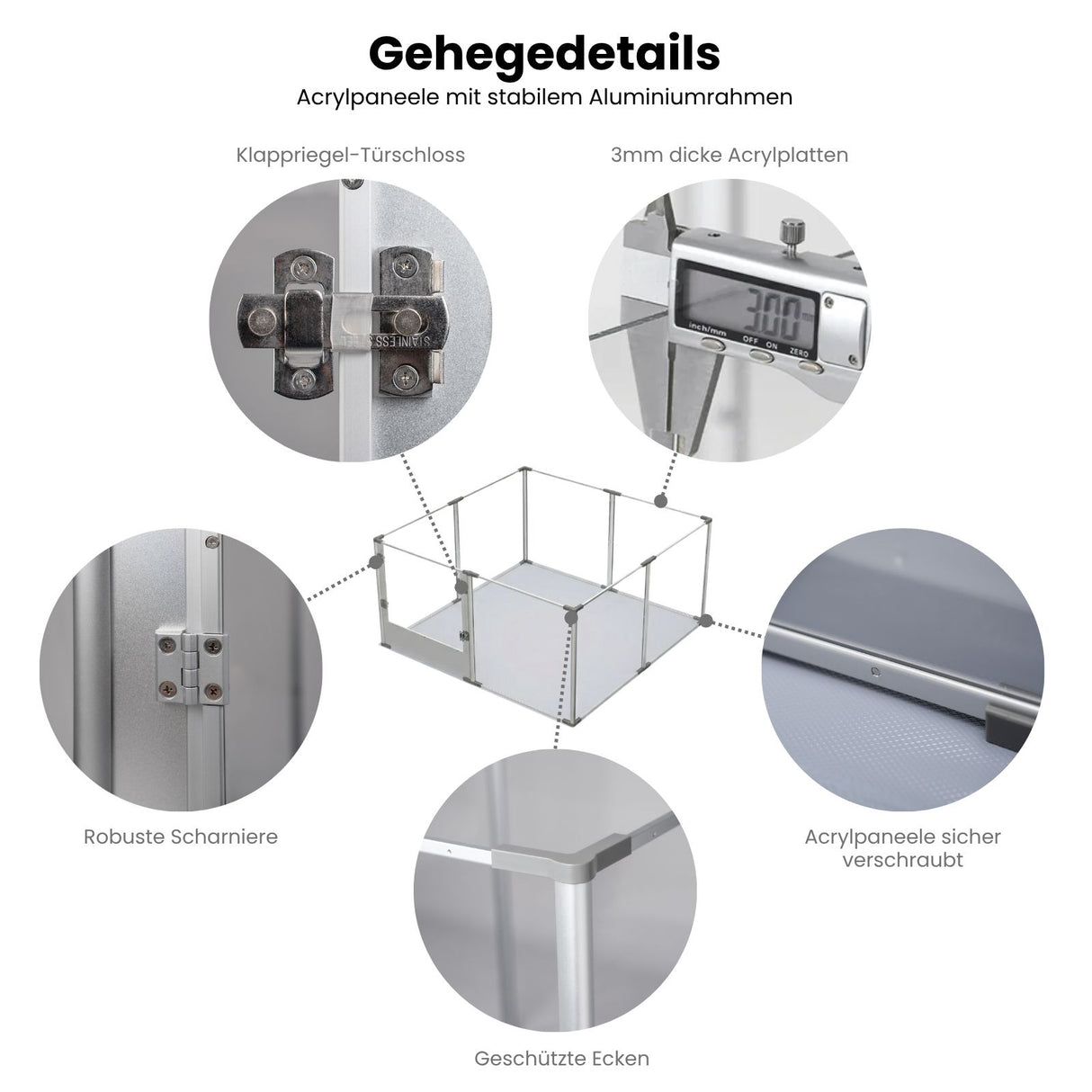 Tiergehege Welpenauslauf Indoorgehege Hundelaufstall Kleintiergehege