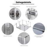 Tiergehege Hundelaufstall Welpenauslauf Indoorgehege Kleintiergehege