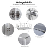 Tiergehege Welpenauslauf Hundelaufstall Indoorgehege Kleintiergehege