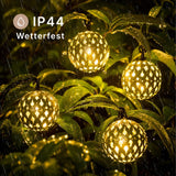 Marokkanische LED Solar-Gartenbeleuchtung 4.8m Outdoor-Dekoleuchte