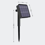 LED-Solar-Gartenbeleuchtung 32m Dekoleuchte Outdoor-Leuchtgirlande