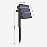 LED-Solar-Dekoleuchte 22m Outdoor-Leuchtgirlande Gartenbeleuchtung