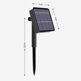 LED-Solar-Gartenbeleuchtung 22m Leuchtgirlande Outdoor-Dekoleuchte