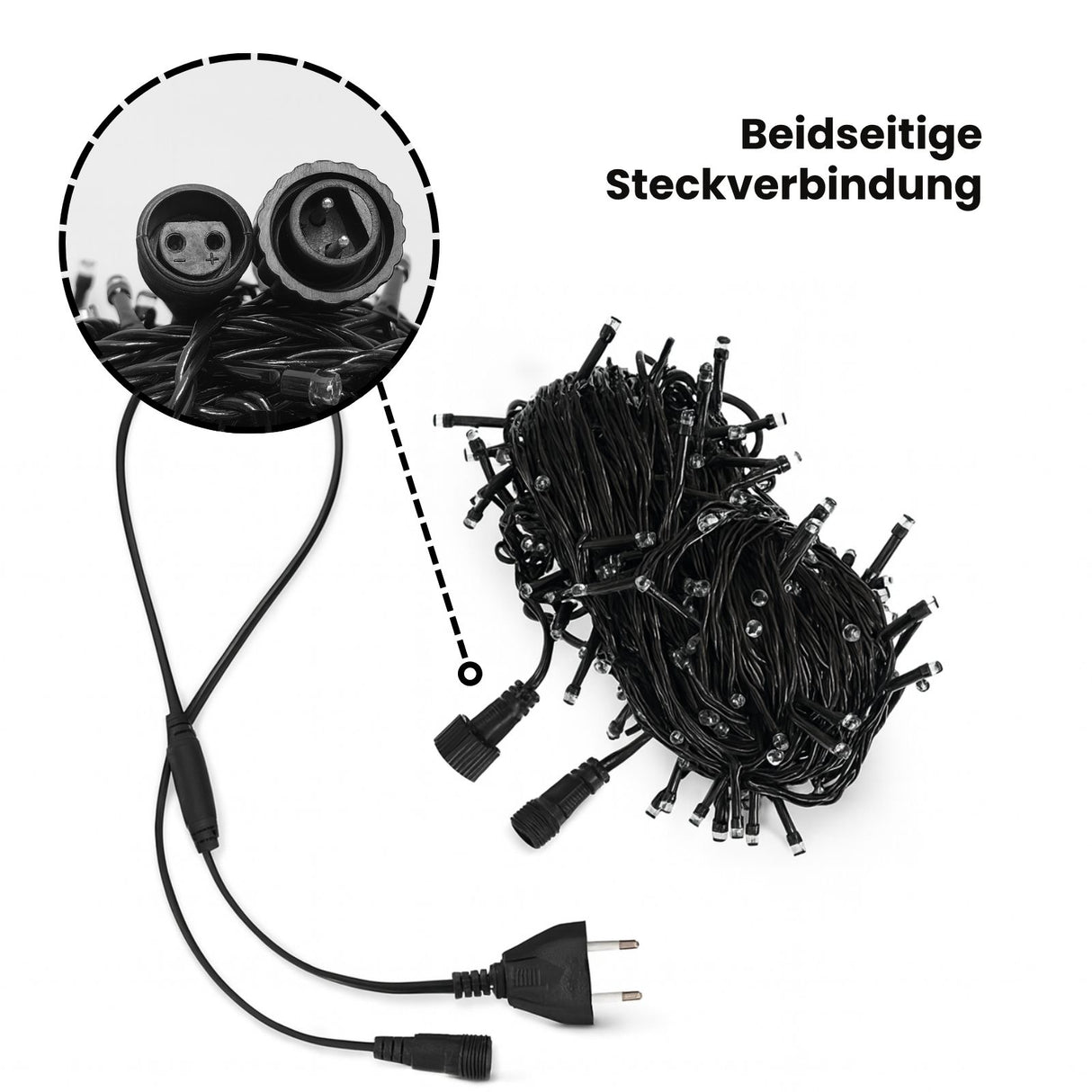 LED-Lichterkette 97m Beleuchtung Dekolichter Lichtergirlande Leuchte
